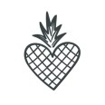 Carolina Grace Boutique Care pineapple heart logo